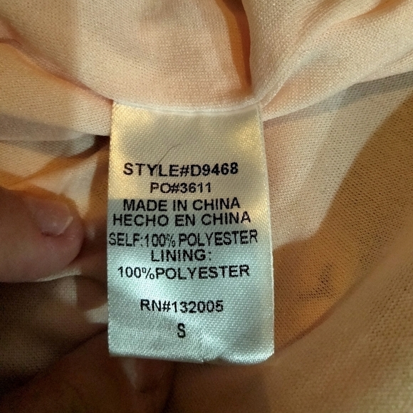 Entro Flamingo Ruffle Sleeveless Shift Dress Size Small - Picture 5 of 5